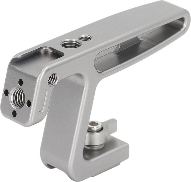 Ulanzi Kamera-Obergriff aus Aluminiumlegierung mit 1/4 und 3/8 Zoll Schraubenloch in Grau - Bild 1