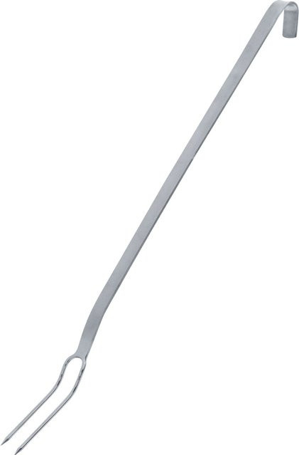 Schneider Fleischgabel aus Edelstahl in Silber, Länge: 56 cm - Bild 1