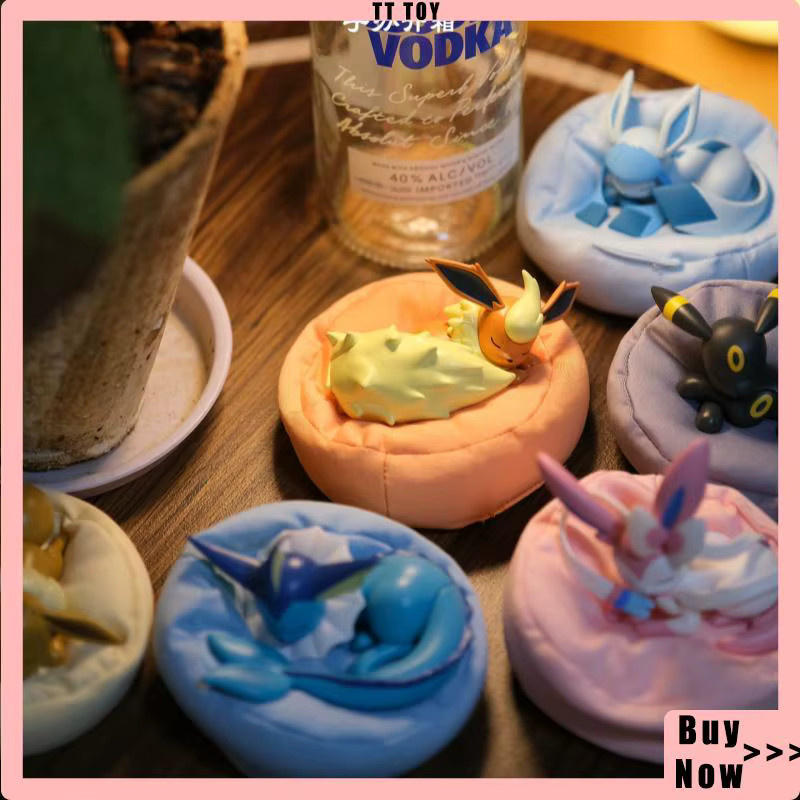 LANGBOWANG Eevee Multi-Form Anime-Figur Blindbox als Sammlerstück und Schreibtisch-Dekoration in Multicolor - Bild 2