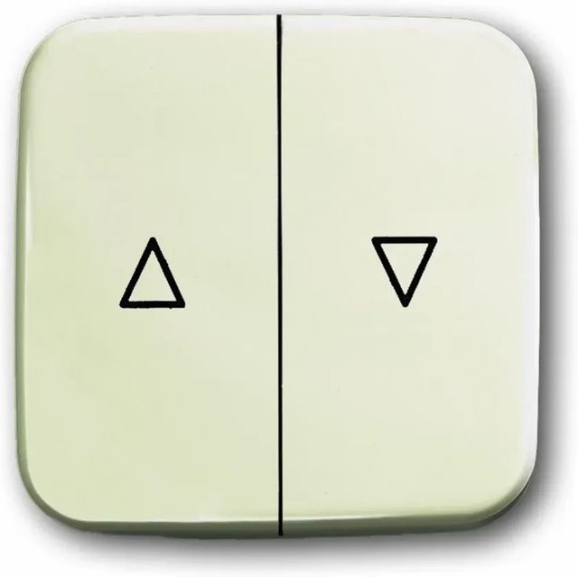 Busch-Jaeger Wippe für Jalousieschalter Duro 2000 SI in Weiß - Bild 1
