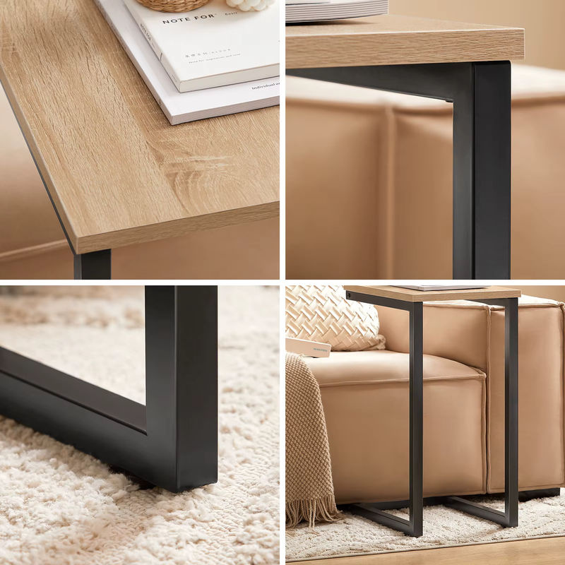 SoBuy FBT44 Beistelltisch als multifunktionaler Laptoptisch und Sofatisch in modernem Design, B/T/H: 60 x 40 x 40 cm - Bild 2