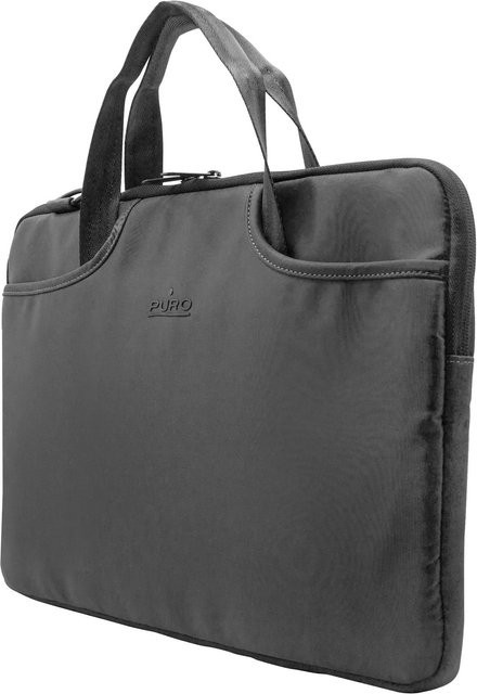 SBS Scudo Pro Sleeve Bag Laptop-Hülle für Notebooks bis 13 Zoll und MacBooks bis 14 Zoll, Schwarz - Bild 1