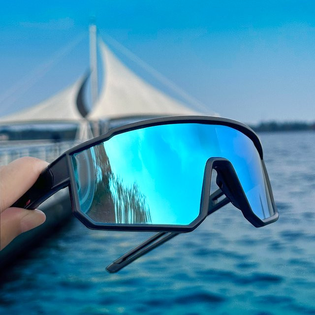 LOISRUBY Unisex Sonnenbrille, Vollrand, Kunststoff, Schwarz - Bild 1