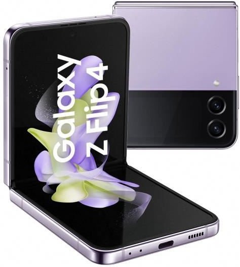 Samsung Galaxy Z Flip4 5G Refurbished Smartphone 8GB RAM 128GB Speicher Violett - Bild 1