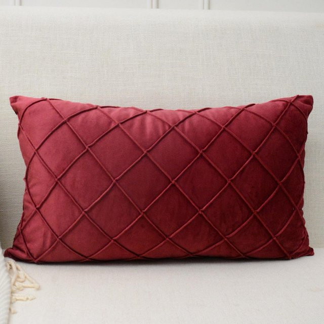 JMG Clothing Dekorative Kissenhülle aus Polyester, Rechteckig, Rot, B/H: 50 x 30 cm - Bild 1