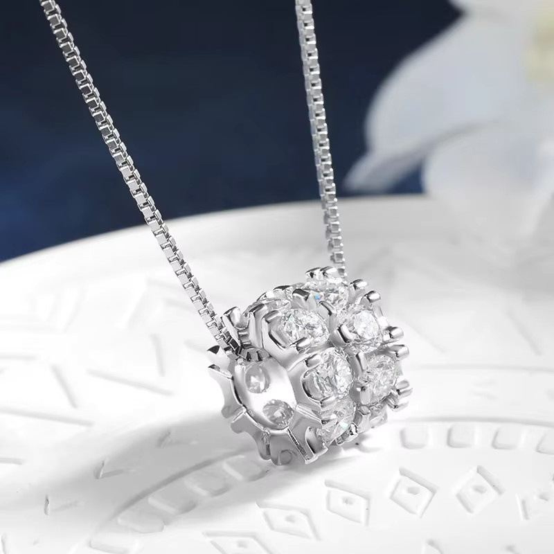 TBCYD Halskettenanhänger Moissanit, 925 Silber, Damen - Bild 4
