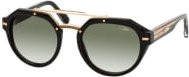 Cazal 8047 Sonnenbrille, Quadratisch, Vollrand, Kunststoff, Herren, Schwarz, Grün - Bild 1