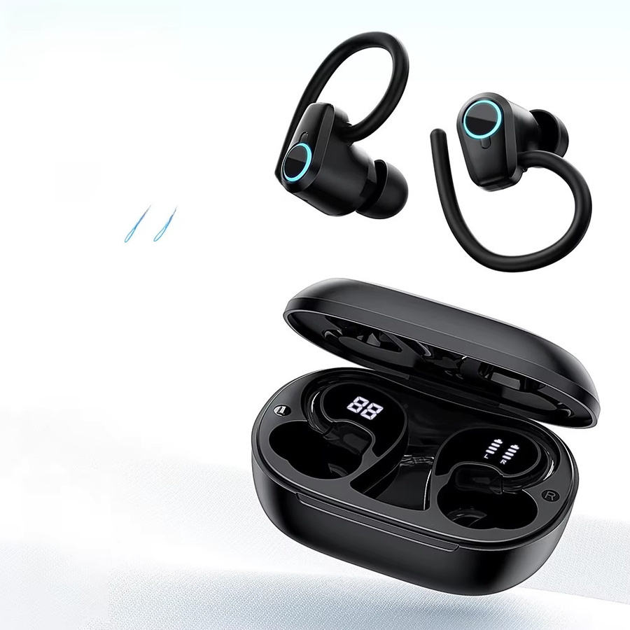 HOCO EQ8 Bluetooth 5.3 In-Ear Kopfhörer mit LED-Anzeige und Touch-Steuerung in Schwarz - Bild 1