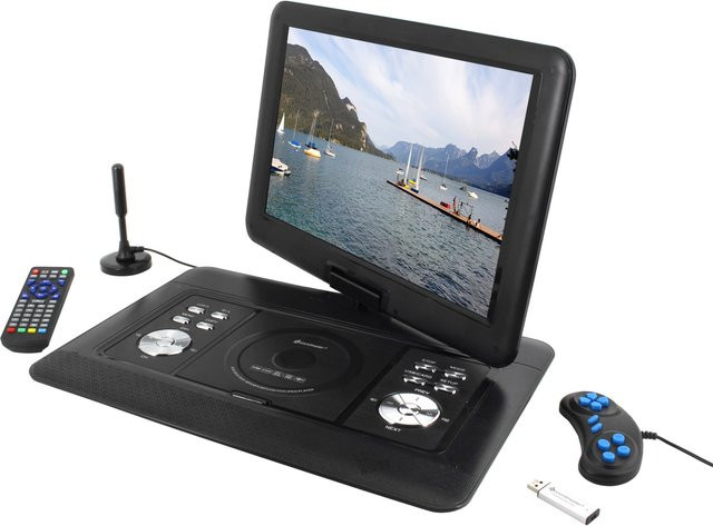 Soundmaster PDB1600SW tragbarer DVD-Player mit DVB-T2 in Schwarz oder Weiß - Bild 2