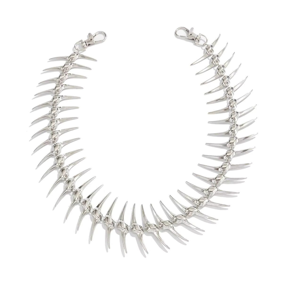 IngeSight.Z Hosenkette Metall, Silber, Unisex - Bild 3