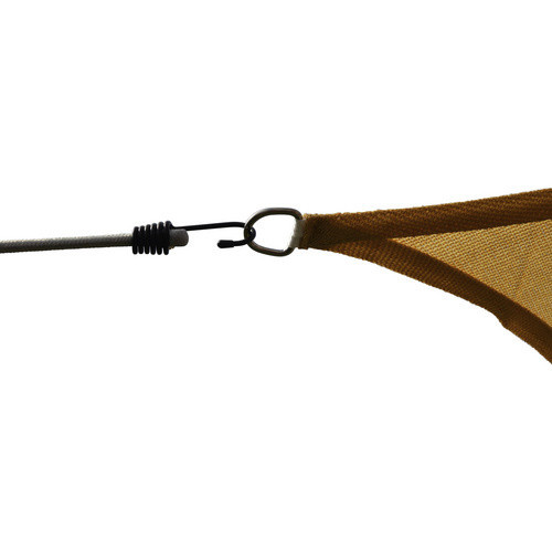 Floracord Sonnensegel rechteckig aus HDPE in Beige oder Gelb, Breite: 500 cm, Tiefe: 400 cm - Bild 4