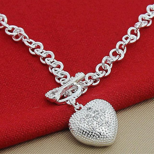 Anhänger Herz, 925 Silber, Zirkonia, Damen - Bild 1