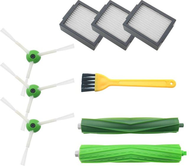 Ersatzteil-Set für iRobot Roomba i7 E5 E6 Serie mit Hepa Filter, Seitenbürsten und Bürstenrolle in Multicolor - Bild 1