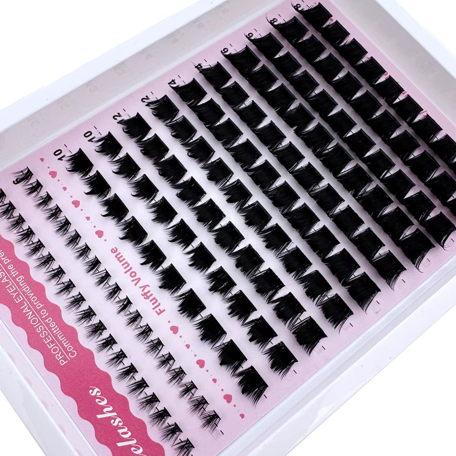 UMIRYAO Wimpernbüschel 3 in 1, Black, 136 Stück, 6–18 mm - Bild 4