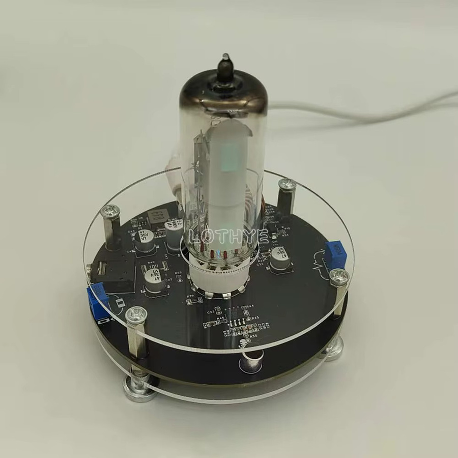 LOTHYE Musik-Rhythmus-Lampe mit Katzenauge-Effekt, RGB-Atmosphärenlampe in Multicolour, transparente elektronische Röhre mit einstellbarer Empfindlichkeit - Bild 2