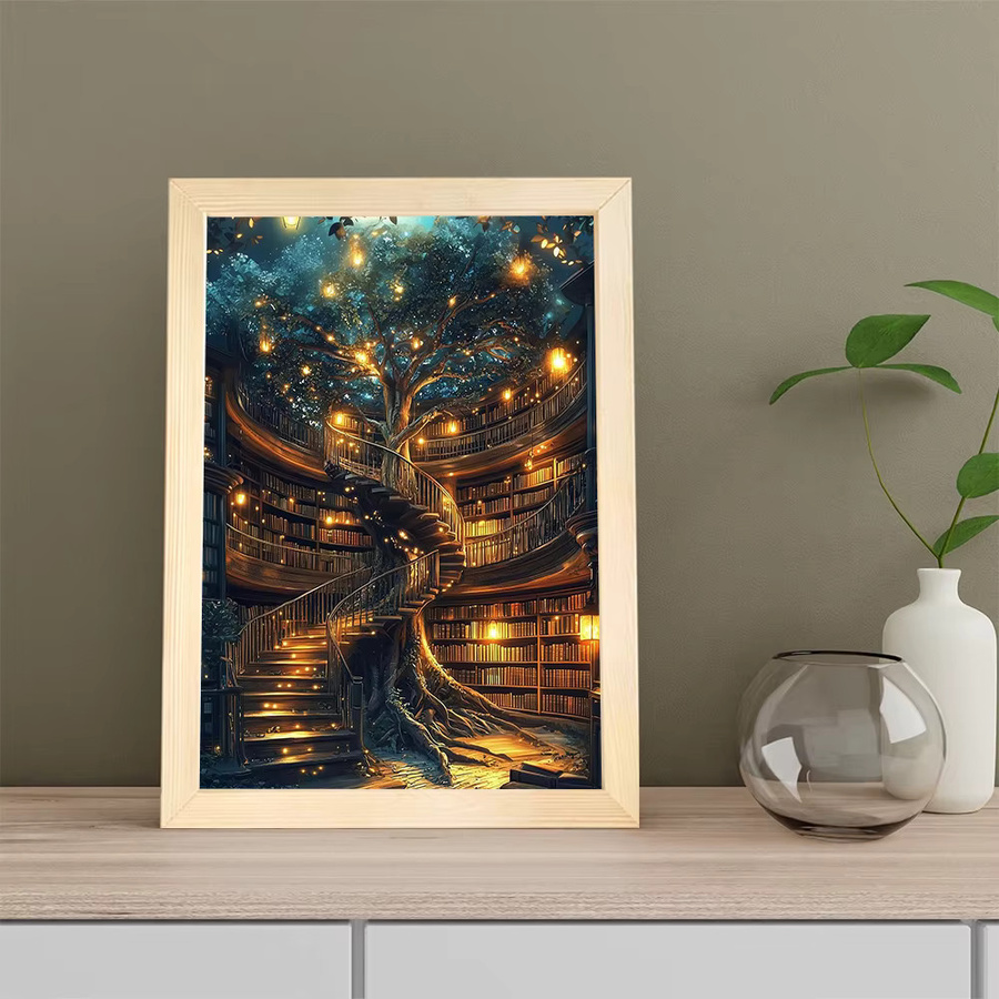 Evershine Kreuzstich-Set Landschaft mit Baumbild, Stickerei-Zubehör in Multicolour, B/H: 40,0 x 30,0 cm - Bild 3