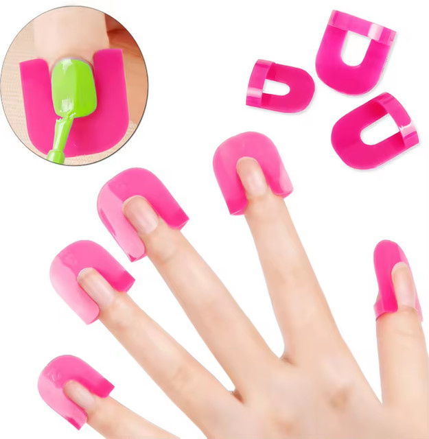 LULAA Nagellack-Schutz, 26-teilig, Pink, Glänzend - Bild 1