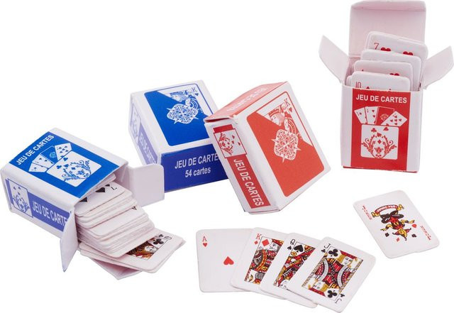 HobbyFun Miniatur Spielkarten-Set aus Pappe - Bild 1