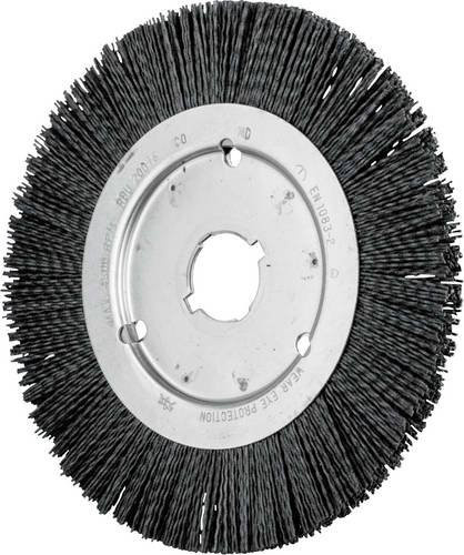 PFERD TOOLS Rundbürste RBU schmal ungezopft für Winkelschleifer, Keramik-Filament Ø 1,10 mm, Korn 120, Grau - Bild 1