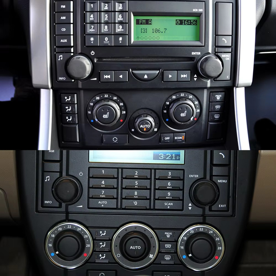 TNAI Drehknopf für Land Rover Range Rover Sport L320, Discovery 3 L319 und Freelander 2 L359 zur Steuerung von Lautstärke, AC, Temperatur und Radio in Schwarz - Bild 4