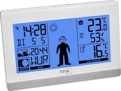 TFA Dostmann Weather Boy 35.1159.02 Funk-Wetterstation mit 8-Stunden-Vorhersage - Bild 1