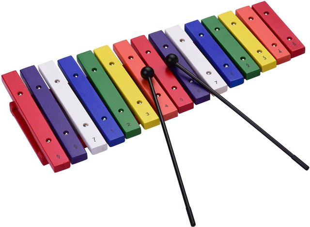 Ammoon Xylophon, Musik-Schlaginstrument, Bunt / Mehrfarbig, Holz - Bild 1