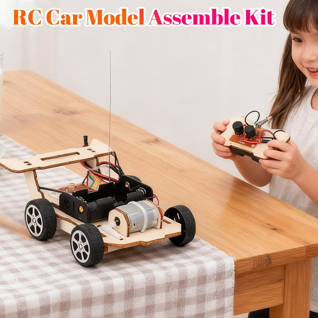 APWIKOGER DIY RC Auto Modell, Lern- und Konstruktionsspielzeug, mit Tools - Bild 1
