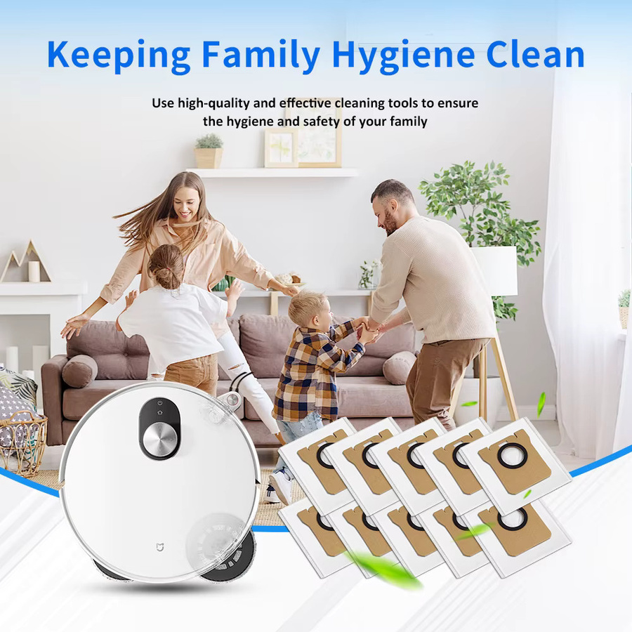 Xiaomi Ersatz Staubbeutel für Mijia M40 M40S OV31CN M30S M30 Pro M30 X20 Max X20+ X20 Pro C102CN X10 X10+ B116 Roboterstaubsauger Zubehör - Bild 2