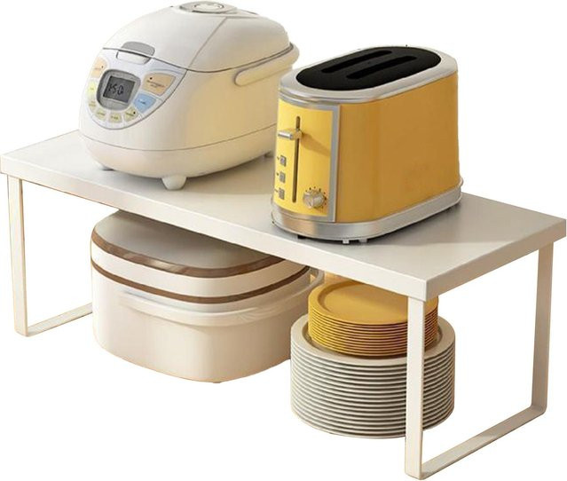 Robustes Küchenregal aus Eisen von OutsideWorld in Beige als Vorratskammer-Organizer und Arbeitsplattenregal - Bild 1