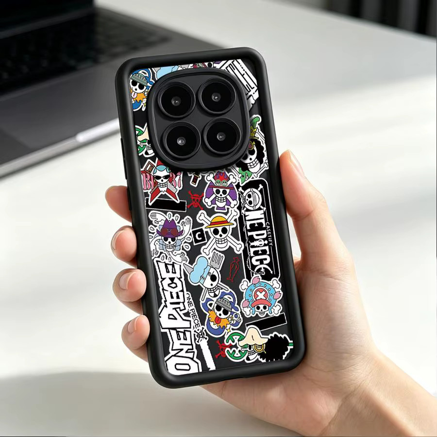 Handyhülle mit One Piece Logo für Xiaomi Redmi Note 15 Pro Plus, Note 14, Note 13, Note 12, Note 11, Note 10, Note 9, 14C, 13C, 12C in Multicolour - Bild 2