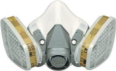3M Gas- und Kombifilter 6051 Filterklasse A1 in Grau, 4 Paar - Bild 1