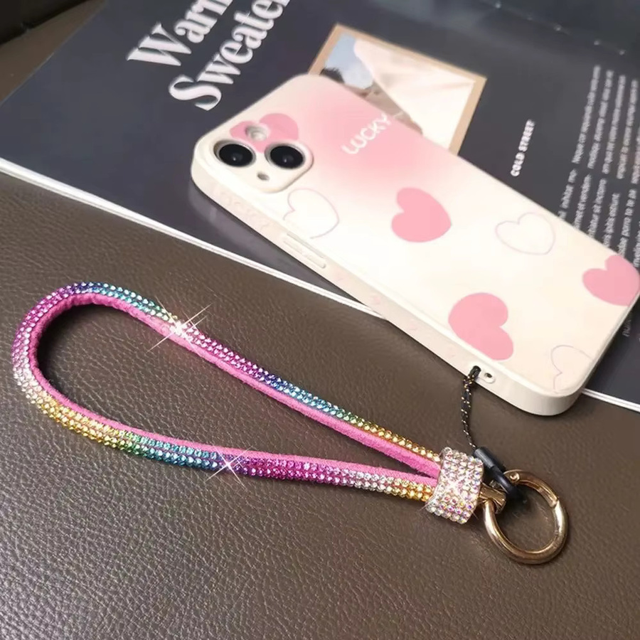 YTDMEN Handy-Lanyard, Kristall-Handgelenkband, Strass, Unisex - Bild 1