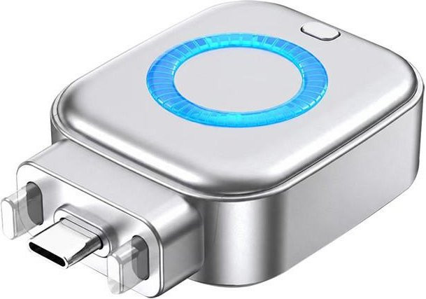 QuillQuest USB-C Volladungstrenner mit automatischer Abschaltung zum Akku-Schutz in Silber - Bild 1