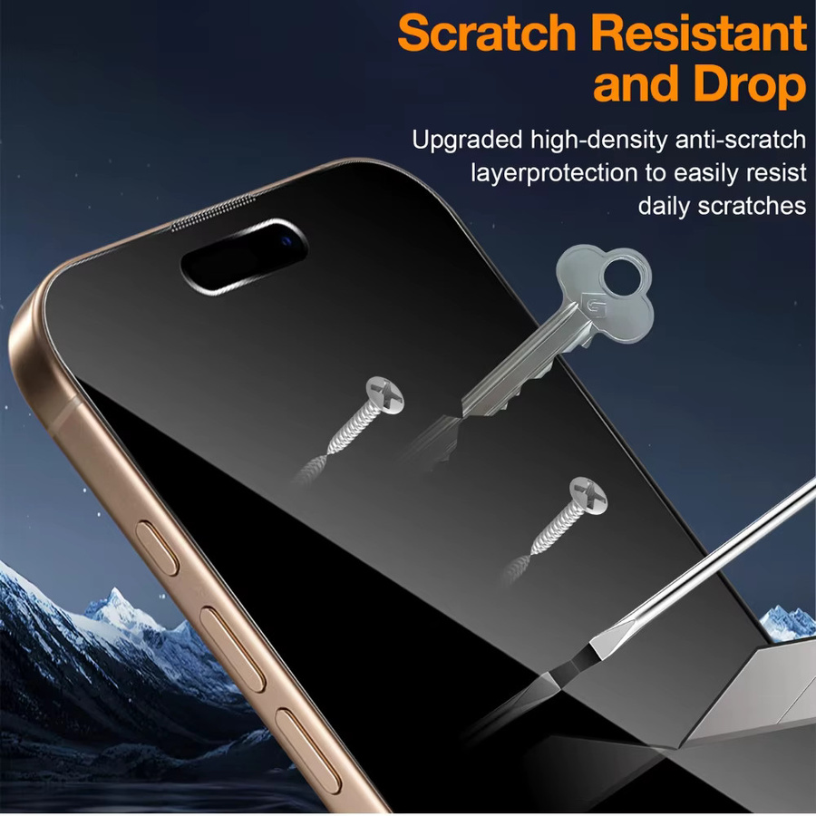 NNBILI 4 Stück 360 Grad 4-seitiger Sichtschutz für iPhone 17 Pro Max 16 15 14 13 12 Pro - Bild 3