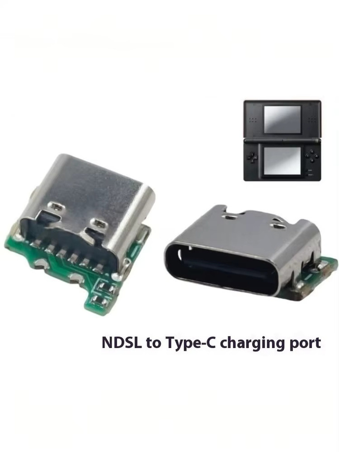 USB-C Ladeadapter als Ersatz-Ladebuchse für Nintendo NDS Lite und NDSL - Bild 5