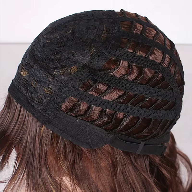 HAIRJOY Kunsthaar-Perücke, Burgunderbraun, kurz, gerade, Damen - Bild 3