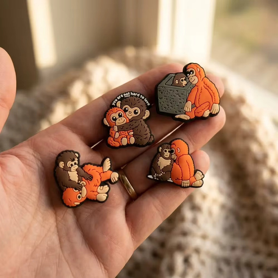 Hot Toys Schuh-Charms, Punch Monkey Cartoon-Serie, PVC, Kinder - Bild 4