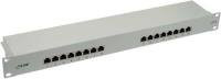 InLine Patchfeld Cat.6 16-fach, 1HE, lichtgrau RAL7035, Breite: 48,26 cm - Bild 1