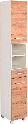 HELD MÖBEL Seitenschrank Paris in Weiß und Multicolour, B/T/H: 30 x 35 x 180 cm - Bild 1