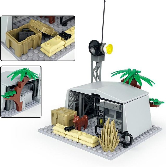 Happy Building Blocks Militärszene Verteidigung, Modellbausätze, ab 7 Jahren - Bild 1