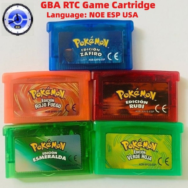 Pokémon Ruby Emerald Fire Red Sapphire Leaf Green, Videospiel für Game Boy Advance - Bild 1