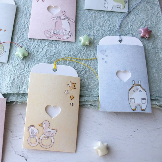Herzförmige Etiketten-Geschenktüten-Stanzform für Scrapbooking und Papierhandwerk in Mehrfarbig - Bild 1