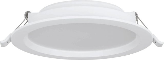 Eglo LED-Einbauspot Idun-E in Weiß mit warmweißem Licht, Durchmesser: 16,6 cm, Höhe: 3,1 cm - Bild 1