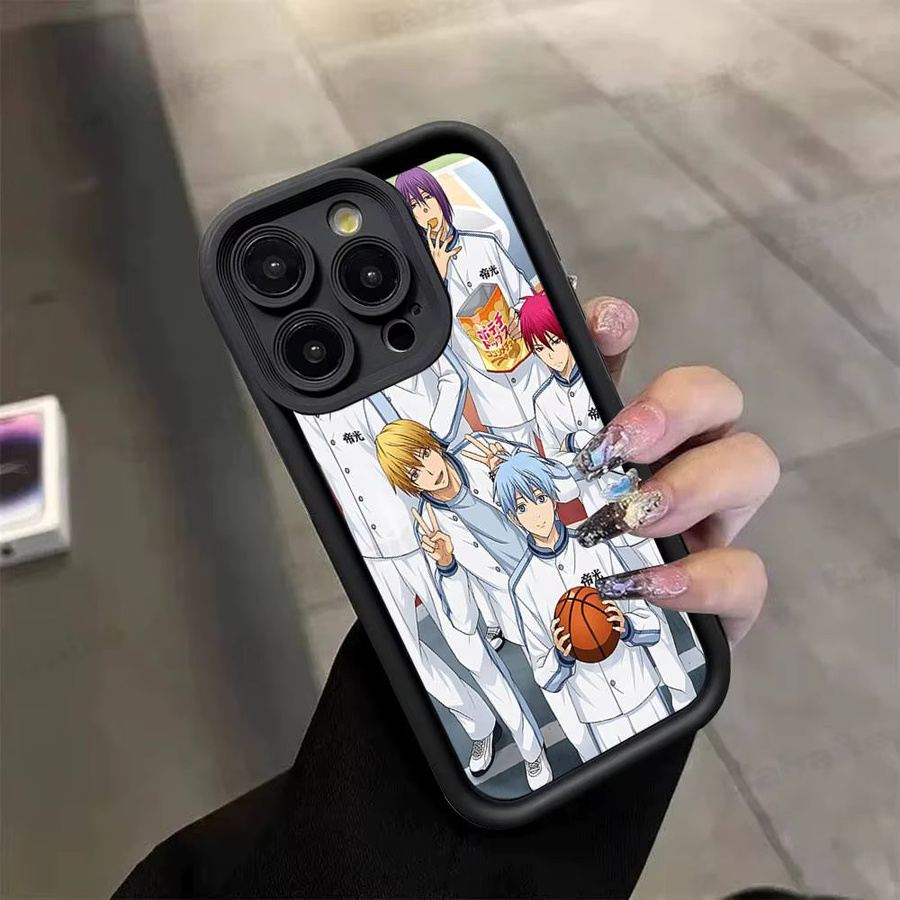 Potdemiel Kuroko Basketball Anime Handyhülle für iPhone 16 15 14 13 12 11 Pro Max Plus stoßfeste Softcover multicolour - Bild 3