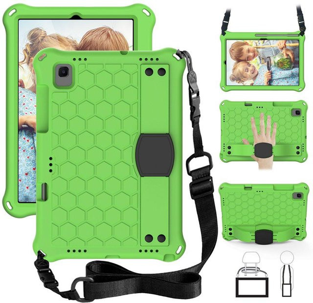 Stoßfeste Kinderhülle aus EVA für Samsung Galaxy Tab A7 10.4 SM-T500 T505 in Grün - Bild 1