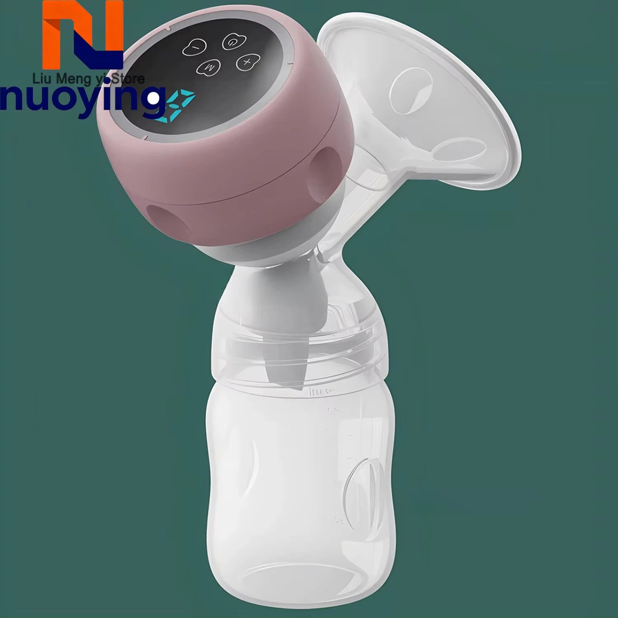 Elektrische Milchpumpe USB-aufladbar und geräuscharm, tragbarer automatischer Milchextraktor BPA-frei in Beige oder Pink - Bild 3