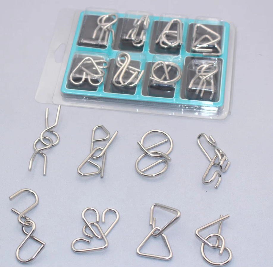 Meade Nine-Link-Serie Puzzle-Set, 8-teilige Metallschnalle, abnehmbare Schnalle - Bild 3