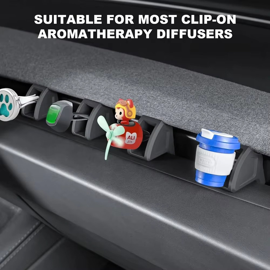 Tesmayx Lufterfrischer-Adapter für Tesla Model 3 Y Juniper 2025 2026, Silikon-Aromatherapie-Clip für den Luftauslass - Bild 5