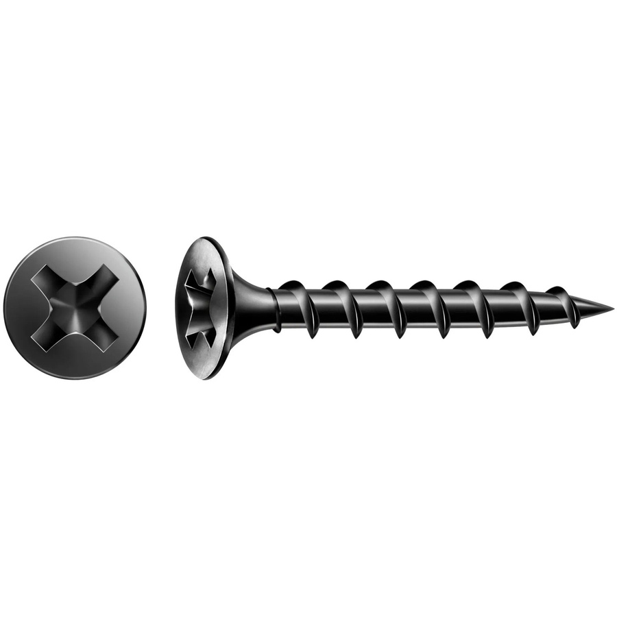 Spax Gix Typ B Schrauben mit Phillips-Antrieb, Farbe: Schwarz/Blau, Durchmesser: 3,9 mm, Länge: 30 mm, 150 Stück - Bild 2