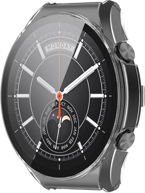 Xiaomi Smartwatch Schutzhülle, Gehärtetes Glas, Gray, Unisex - Bild 1